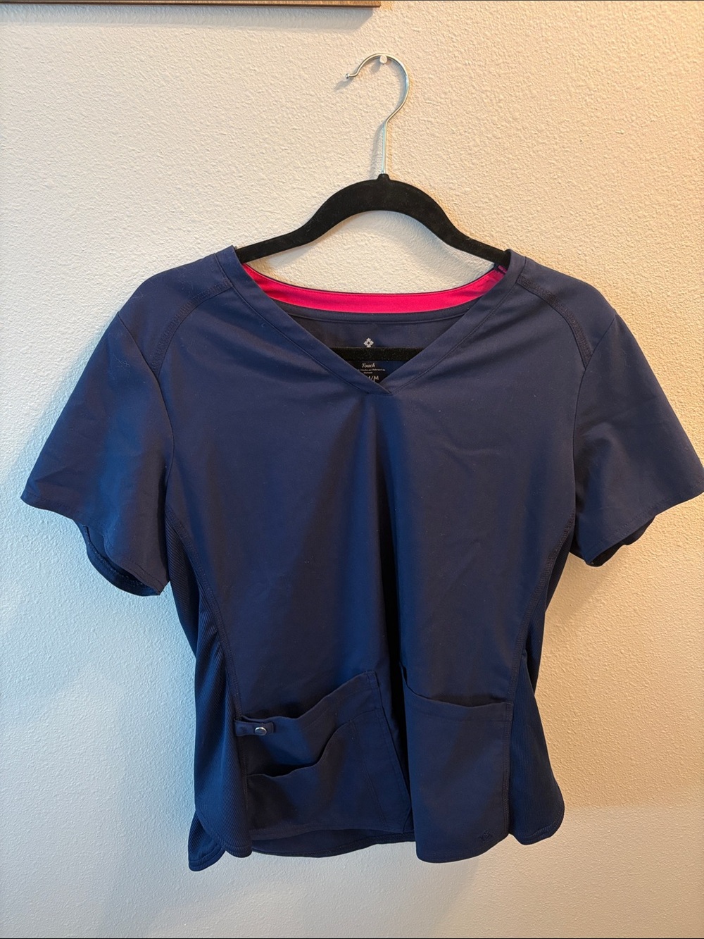 MedCouture Touch Women’s Navy Scrub Top